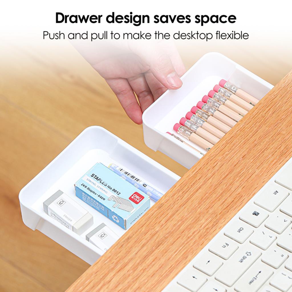 Desk Drawer Small - Versteckte Aufbewahrungsschublade unter dem Schreibtisch, kleine