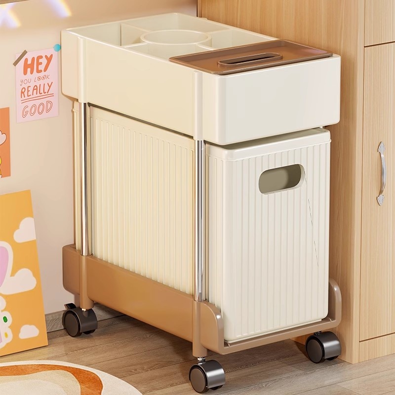 Desk Drawer Small - Büro-Untertisch-Schublade Aufbewahrungsregal Drehbarer Kunststoff-Kleiner Wagen Platzsparender