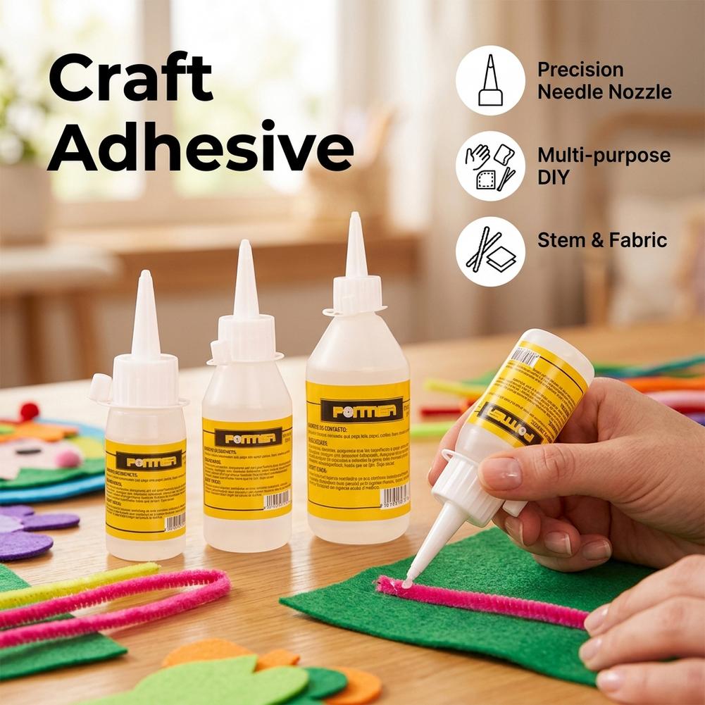 Home Office Freelancer - 30/50/100ml Flüssiger Silikonkleber Papiersticker Bastelbedarf DIY