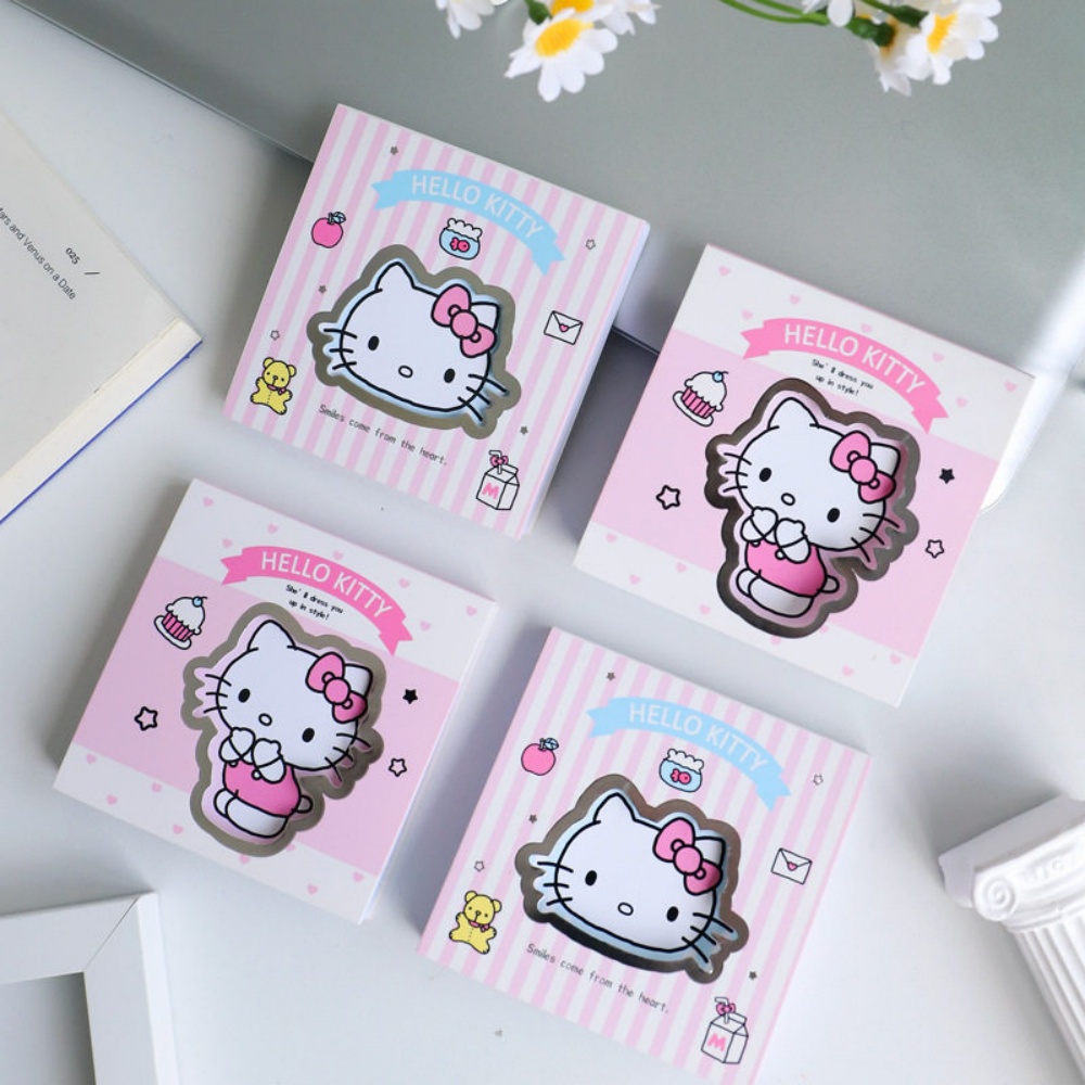 Sticky Note Dispenser - 80 Stück Original Hello Kitty Haftnotizen