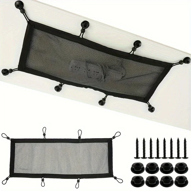 Desk Drawer Small - 8-Loch-Netzwerkkabel-Organizer für Untertisch-Kabelmanagement, Flexibles Kabelmanagement-Netz, Kabelabdeckung