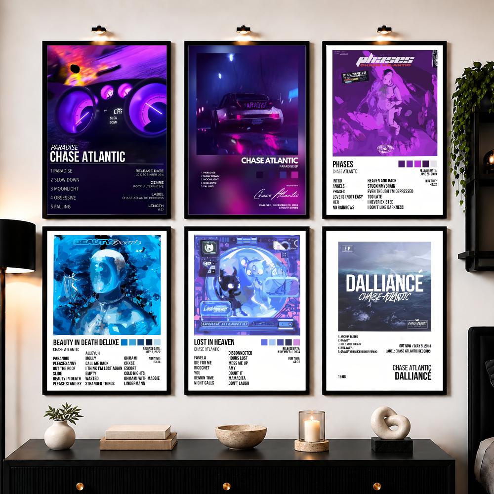 Home Office Alternative - Alternatives Pop-Band C-Chase A-Atlantic Poster, Wandkunst,