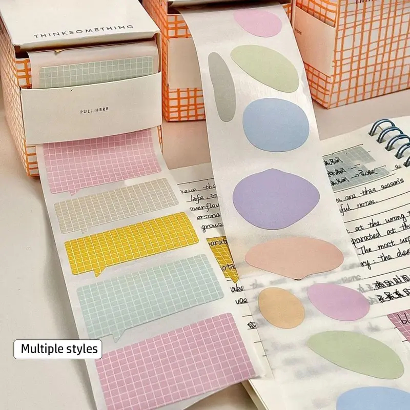 Sticky Note Dispenser - 100 Stück/Set Ausziehbarer Notizblock Kreative Haftnotizen