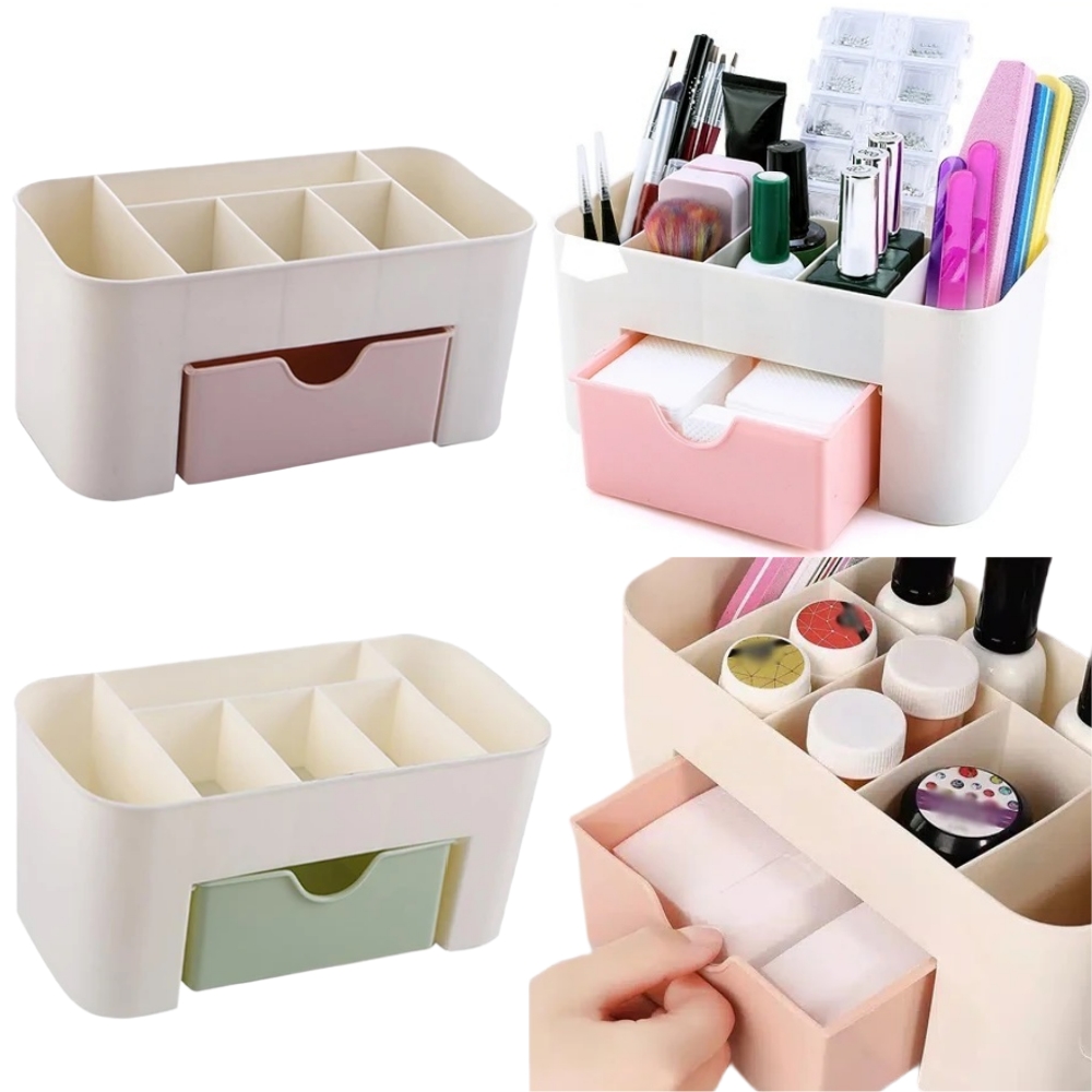 Home Office Desk With Drawers - Nail Art Organizer Desktop Schublade Kosmetik