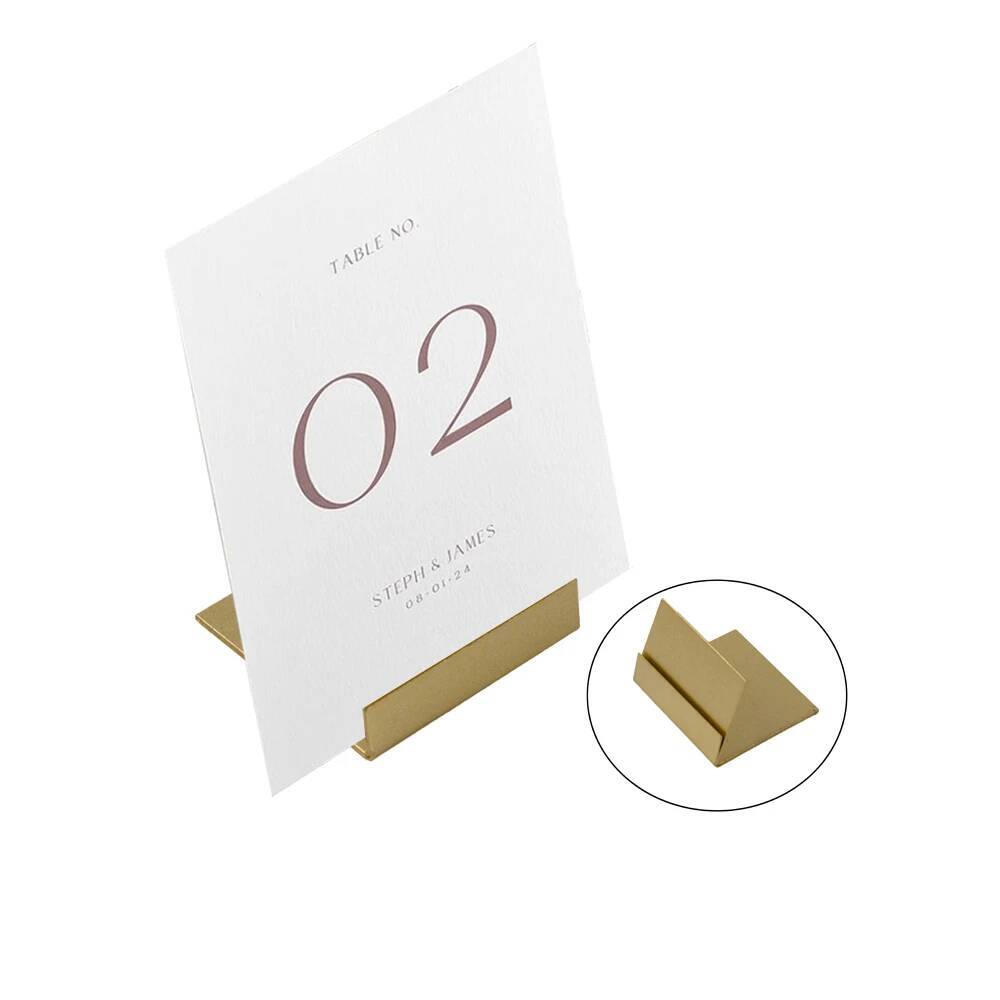 Sticky Note Dispenser - Tischkartenhalter aus Kupfer, Tischnummernständer, Hochzeitsschild, elegante