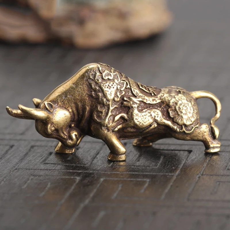 Messing Lucky Stierkampf Statu – Home Office Freelancer Bewertung und Preis