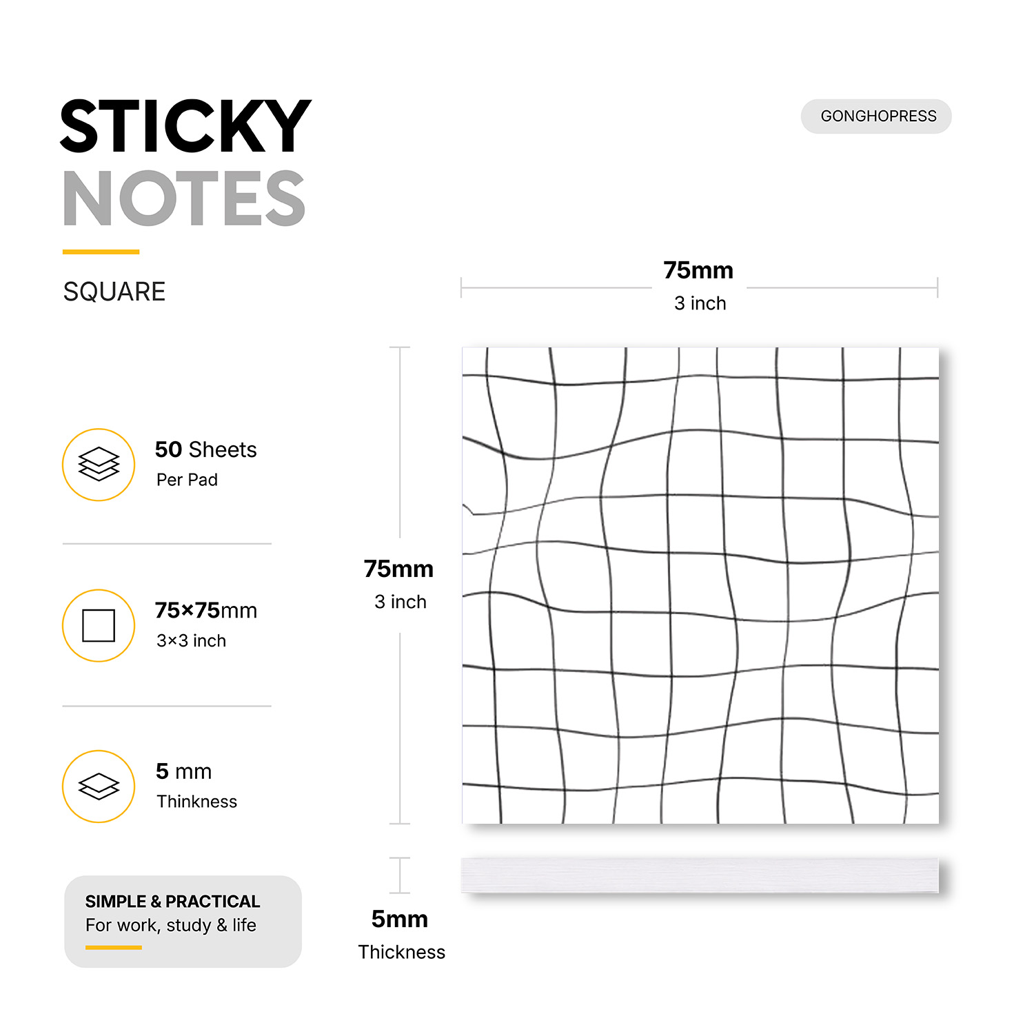 2er-Set Karierte Haftnotizen,  – Sticky Note Dispenser Bewertung und Preis