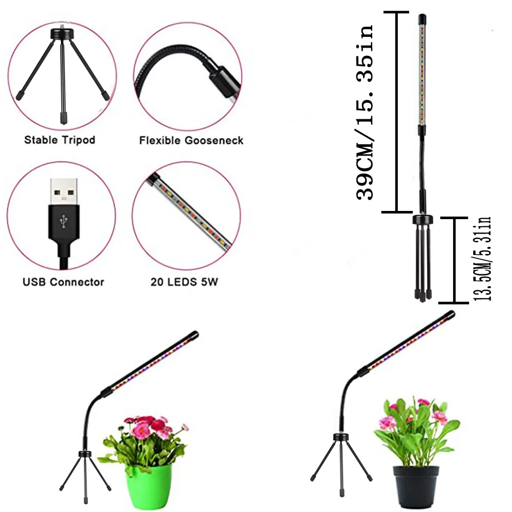 LED-Pflanzenwachstumslampe mit – Plant Desk Mini Bewertung und Preis