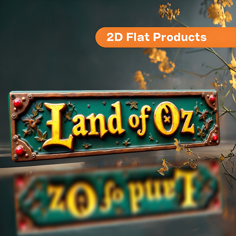 „Land of Oz“ – Vintage-Metalls – Home Office Icon Bewertung und Preis