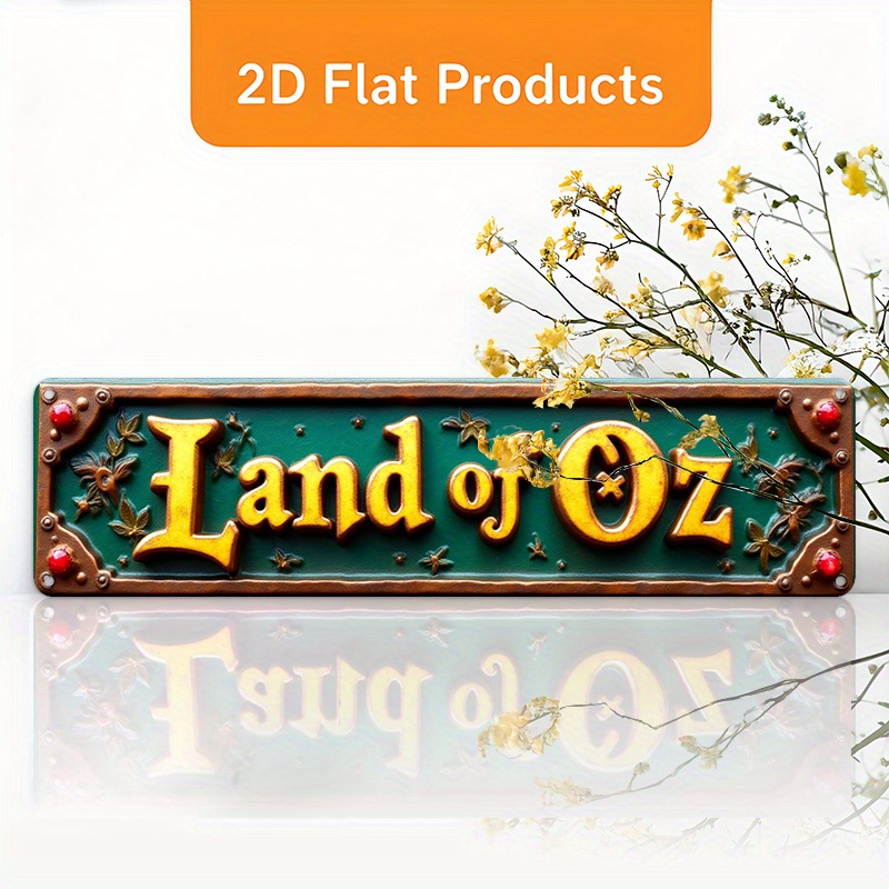 „Land of Oz“ – Vintage-Metalls – Home Office Icon Bewertung und Preis