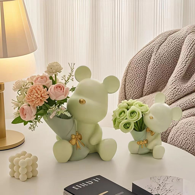 Niedliche Mini-Bär-Vase, kreat – Plant Desk Mini Bewertung und Preis
