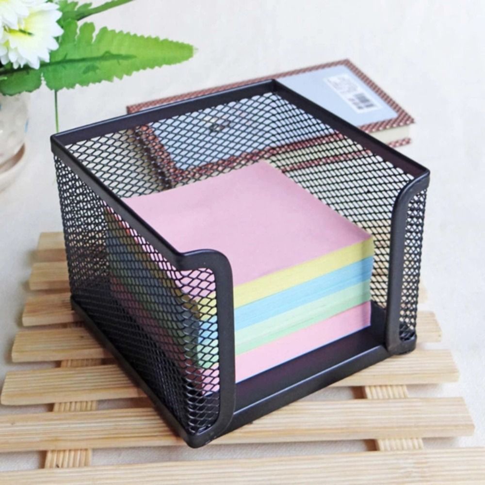 Schwarzer Mesh-Papierwürfel, M – Sticky Note Dispenser Bewertung und Preis