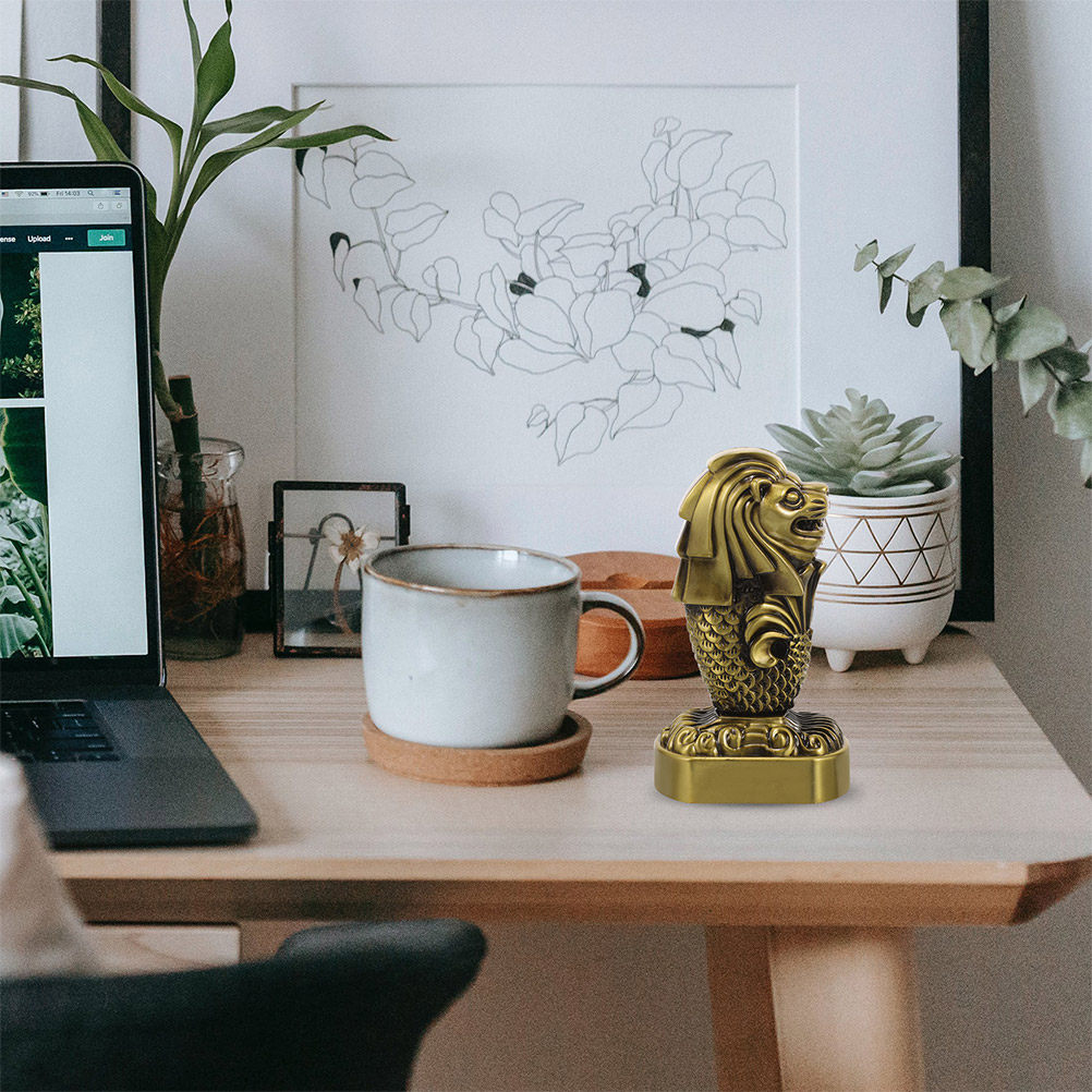 2 Stück Merlion Singapur Metal – Home Office Singapore Bewertung und Preis