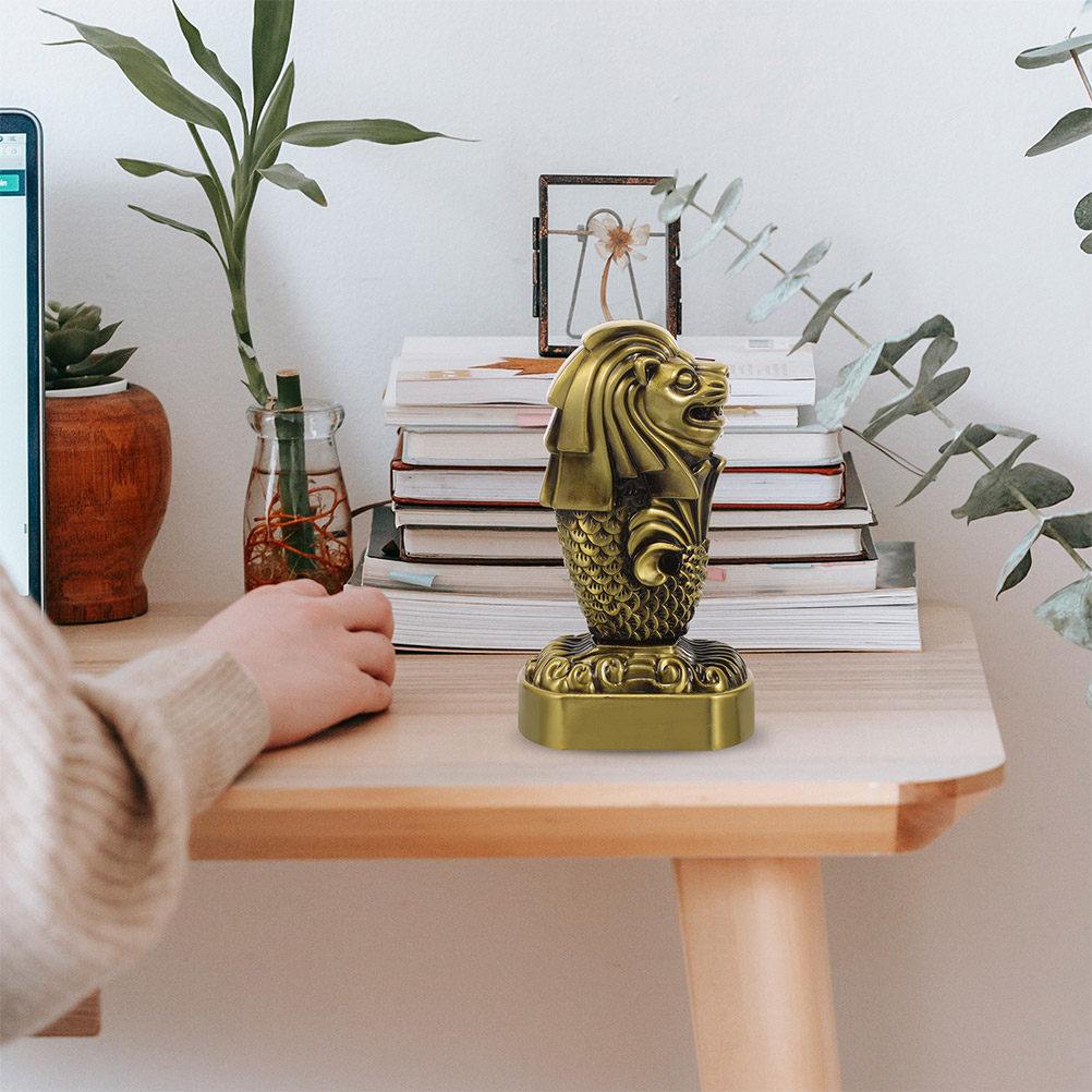 2 Stück Merlion Singapur Metal – Home Office Singapore Bewertung und Preis