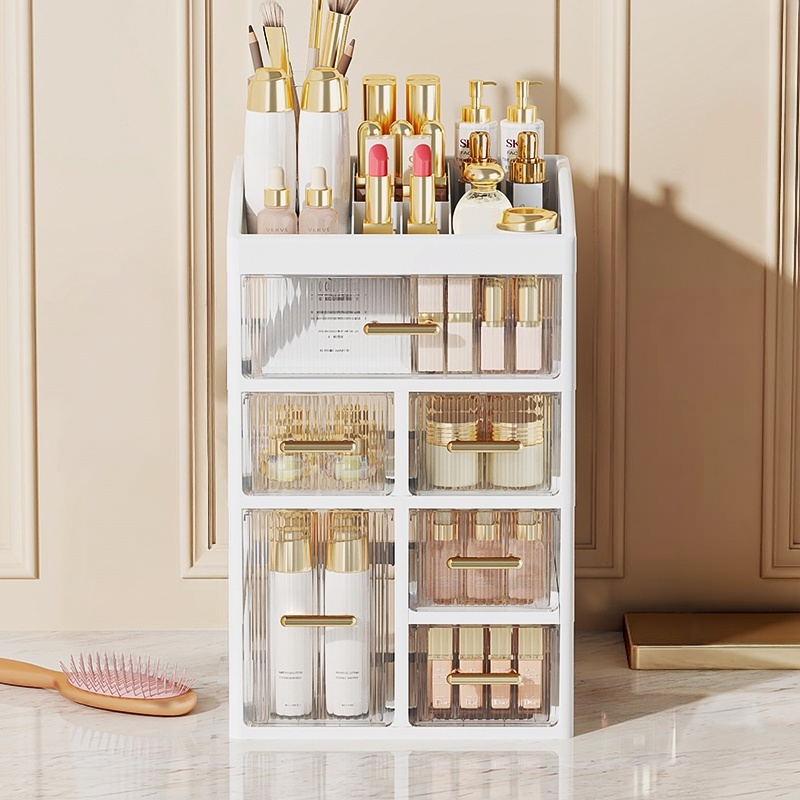 Desktop-Kosmetik-Aufbewahrungs – Home Office Desk With Drawers Bewertung und Preis