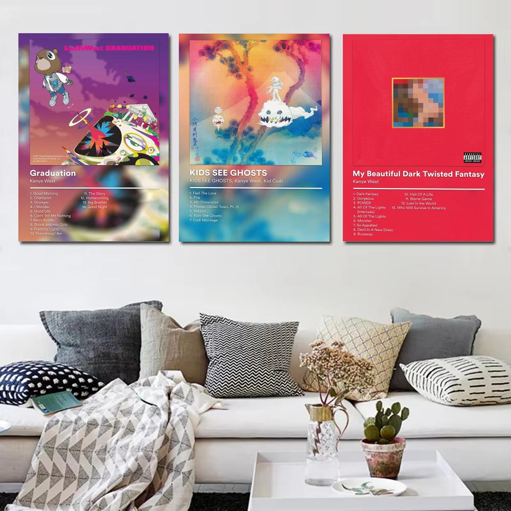 Hip-Hop-Ikone K-Kanye West Pos – Home Office Icon Bewertung und Preis