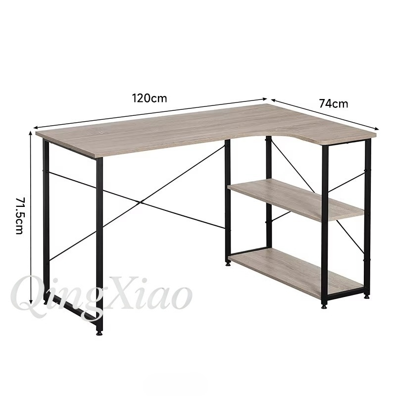 L-förmiger Eckschreibtisch mit – Home Office Desk With Drawers Bewertung und Preis