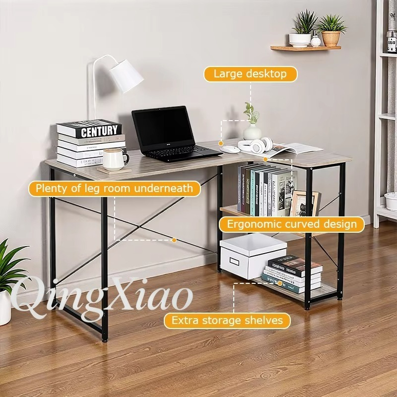L-förmiger Eckschreibtisch mit – Home Office Desk With Drawers Bewertung und Preis