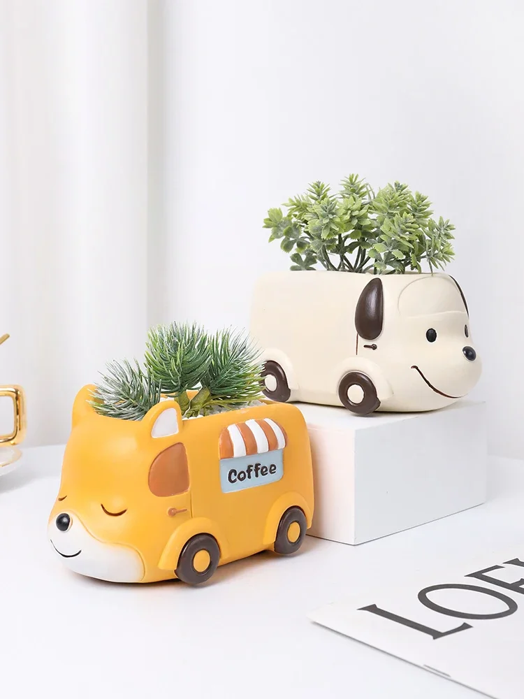 Food Truck Tier Kleiner Blumen – Plant Desk Mini Bewertung und Preis