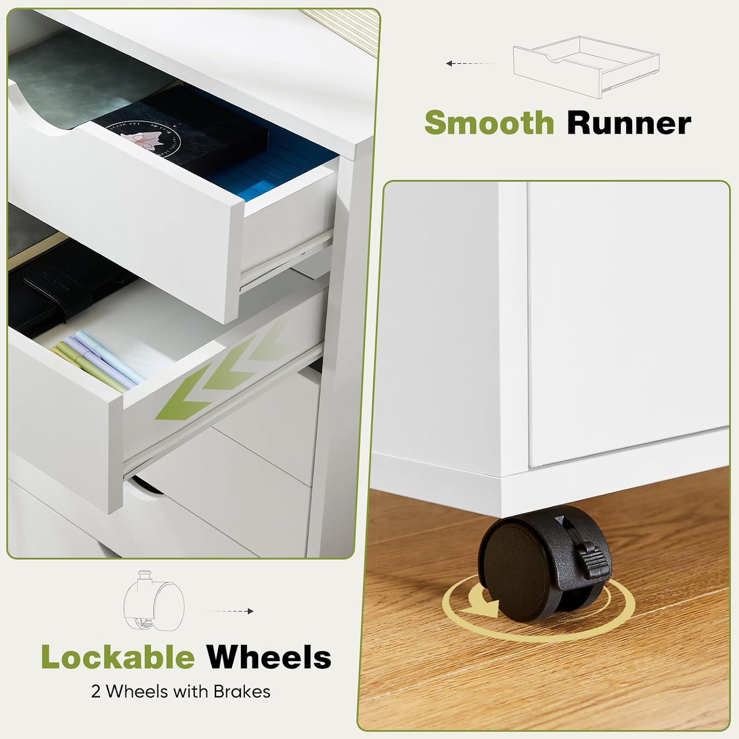 Rollschrank mit 7 Schubladen,  – Desk Drawer Small Bewertung und Preis