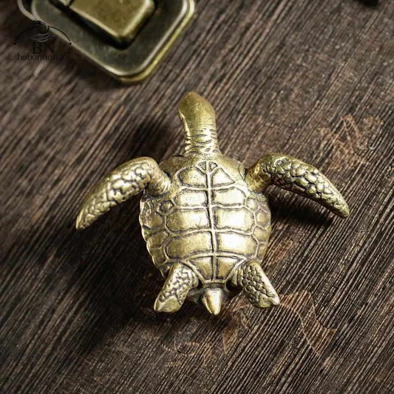 Messing-Schildkröte, kleine He – Home Office Freelancer Bewertung und Preis