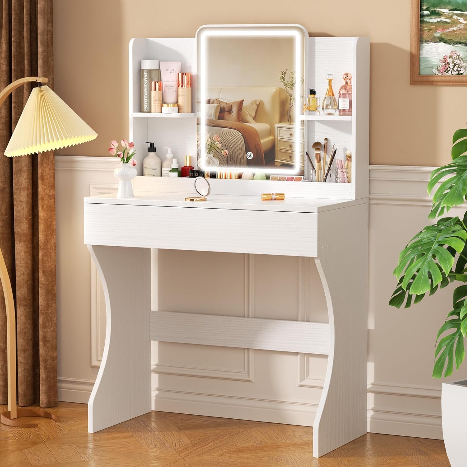 Weißer Kleiner Schminktisch mi – Desk Drawer Small Bewertung und Preis