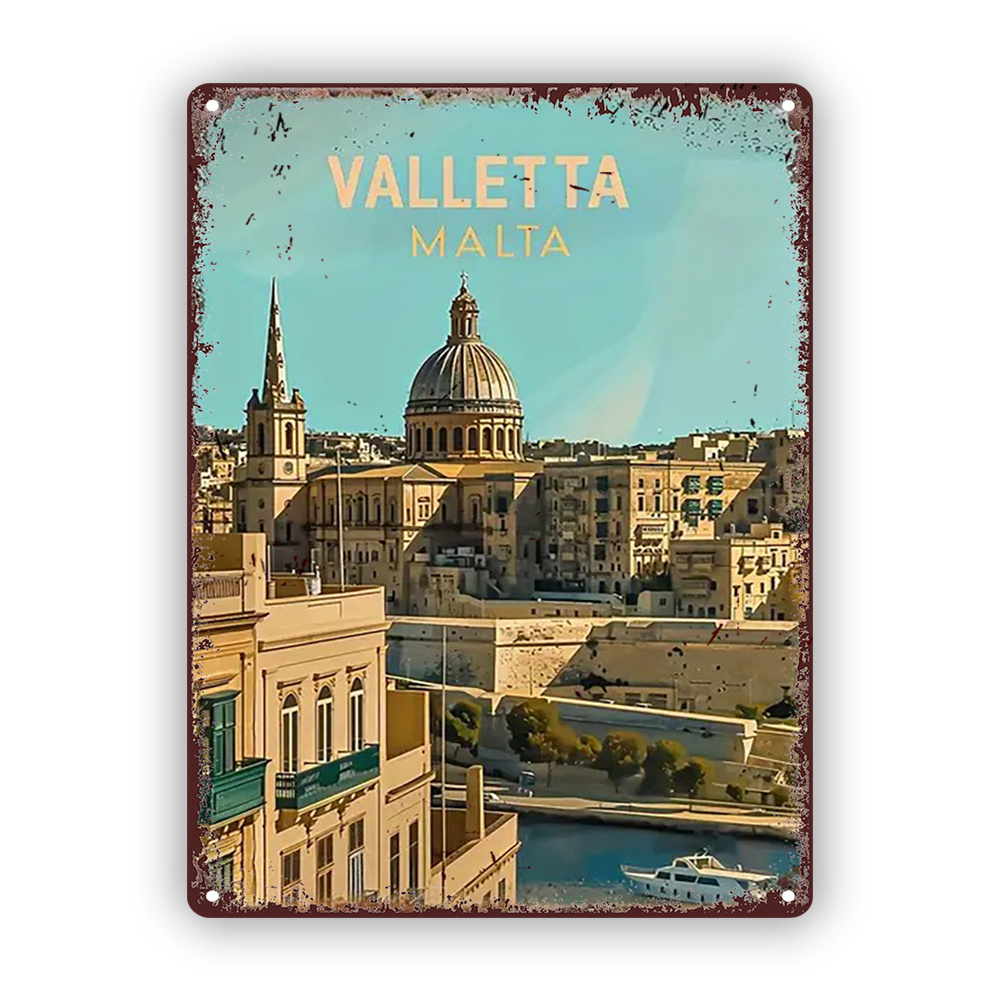 Valletta Malta Stadtlandschaft – Home Office Icon Bewertung und Preis